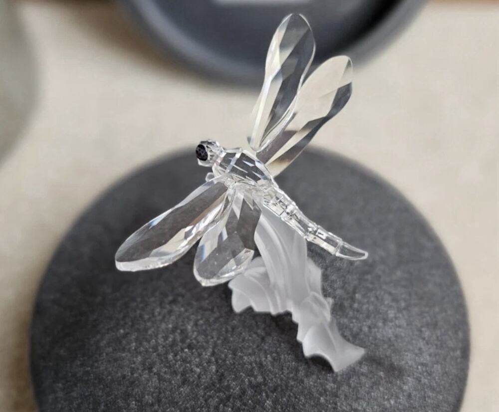 Swarovski | Accents | Swarovski Crystal Dragonfly Figurine 9264